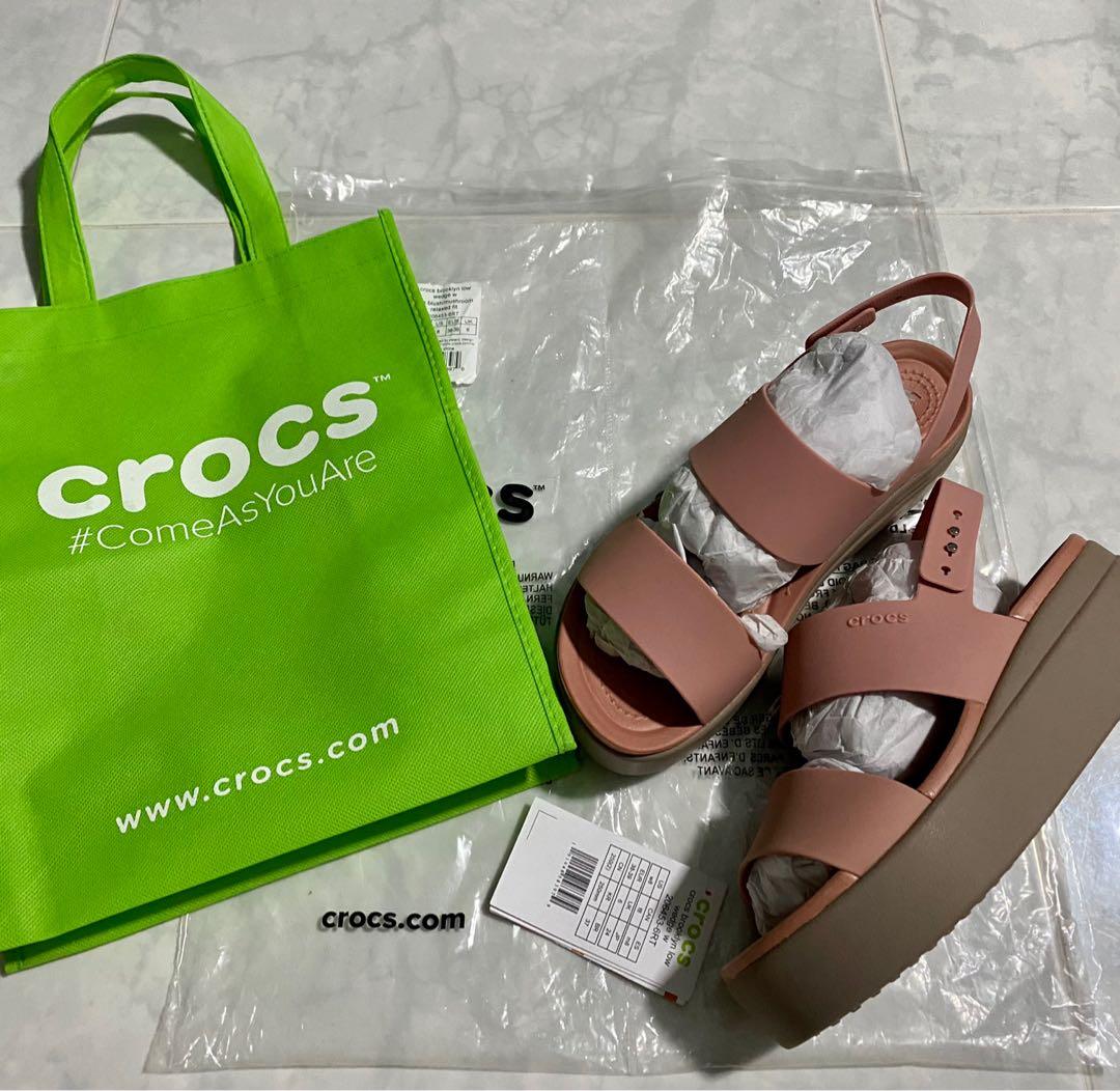 Women's Crocs Brooklyn Low and Mid Wedge, Women's Fashion, Footwear,  Sandals on Carousell