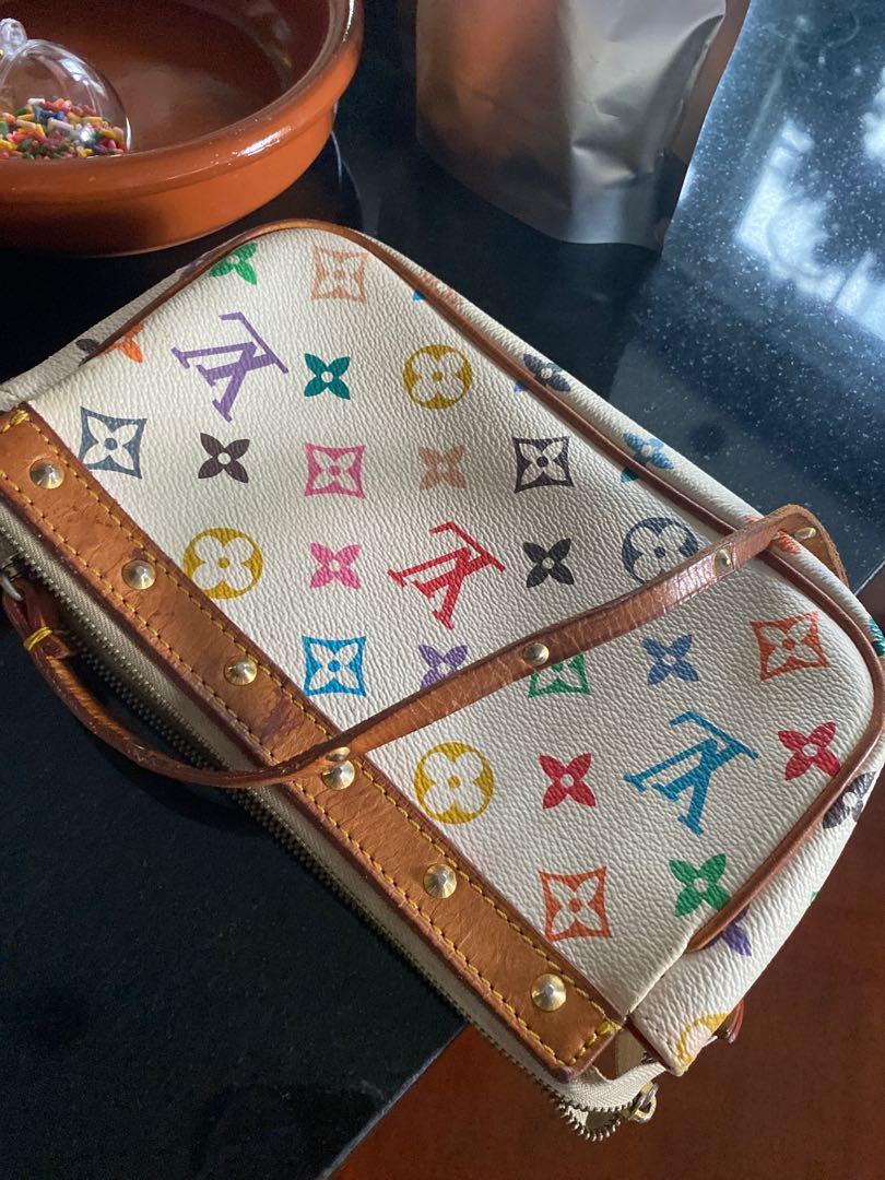 Authentic Louis Vuitton Trouville Black Monogram Multicolor Bag, Luxury,  Bags & Wallets on Carousell