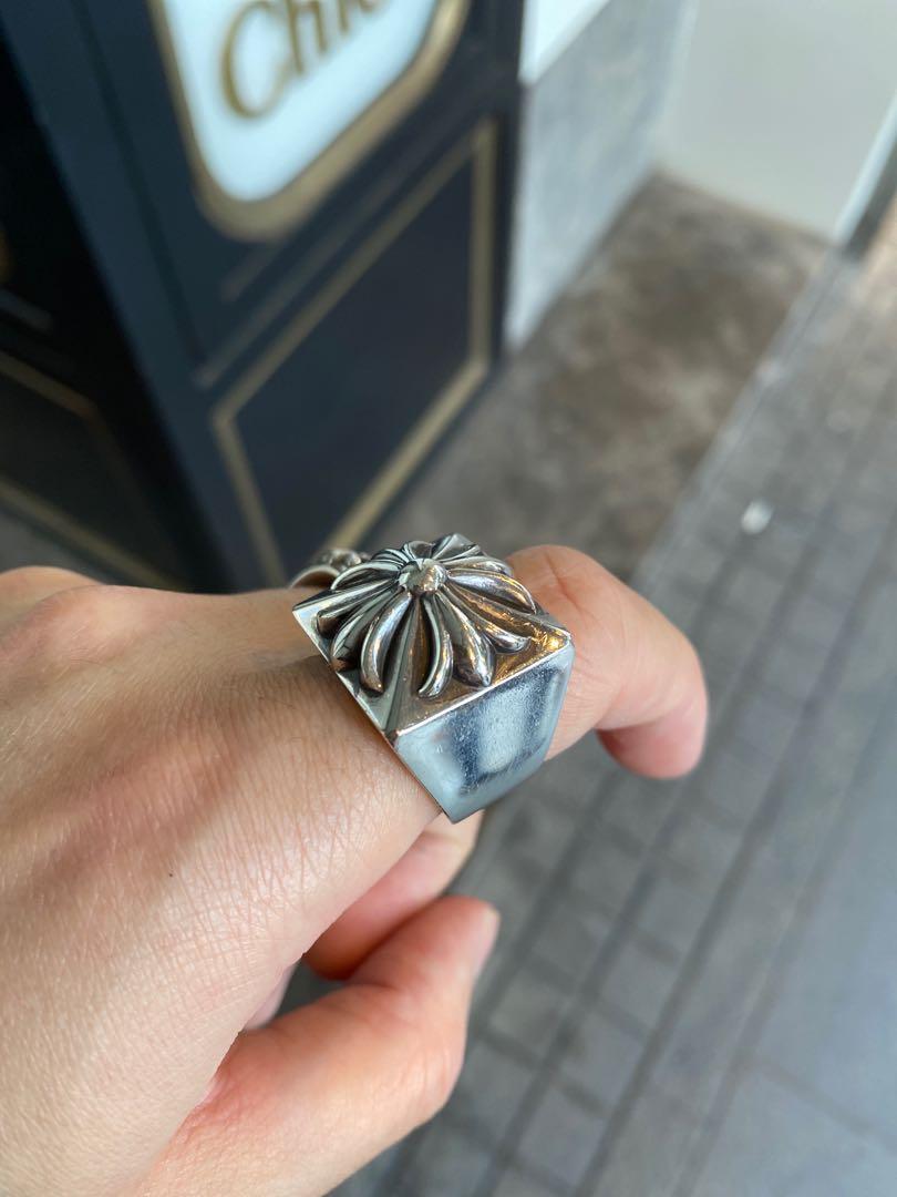 Chromehearts chrome hearts 克羅心5-star pentagon ring 戒指, 名牌