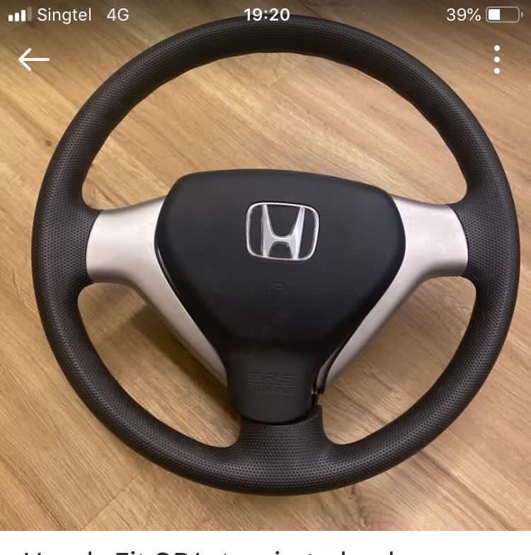 Honda Fit GD1 steering wheel, Car Accessories, Accessories on Carousell