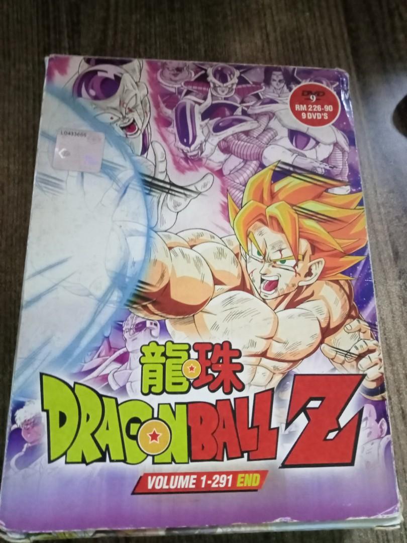 DVD Dragonball Z Ep 1-291End. English Dub. Dual audio