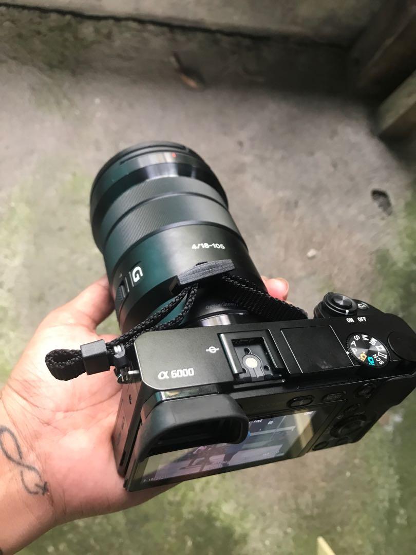 Sony A6000 W Sony 18 105 F4 G Oss Lens Photography Cameras On Carousell