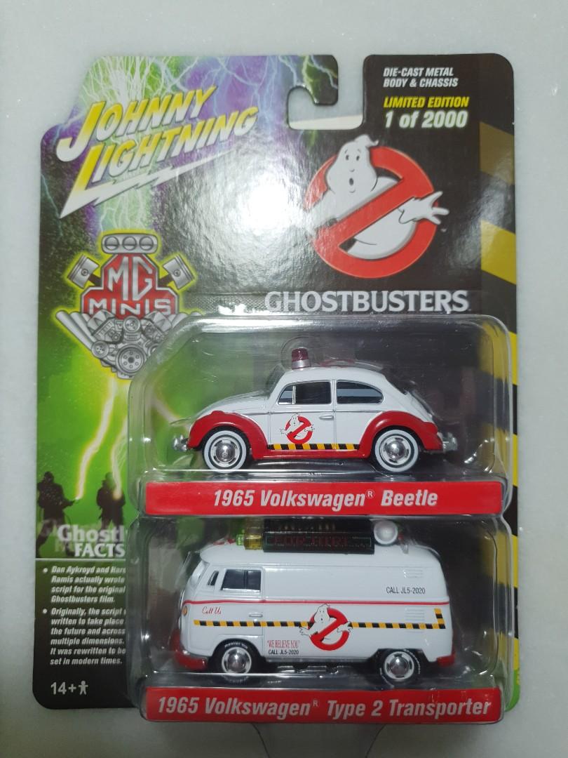 Johnny Lightning Ghostbusters Ecto  VW Beetle & T2 Transporter MgMinis Exclusive