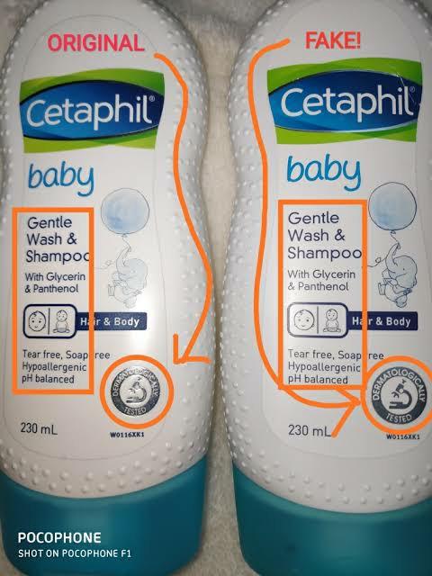 Fake cetaphil baby store wash