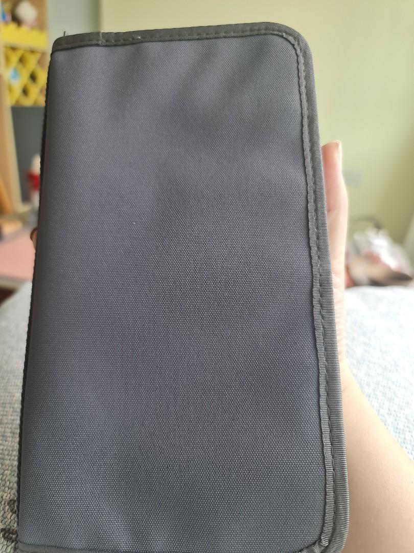 Muji Passport Case with Clear Pockets, Hobbies & Toys, Travel, Travel Essentials & Accessories