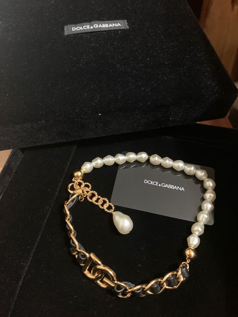 Dolce & Gabbana Pearl-Pendant Choker. Proceeds to go to Chained Dog  Awareness Sg , Women's Fashion, Jewelry & Organisers, Necklaces on Carousell