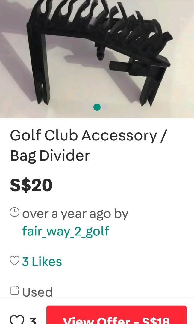 Golf Clubs Bundle of 14 Golf Bag Dividers Separators), Sports