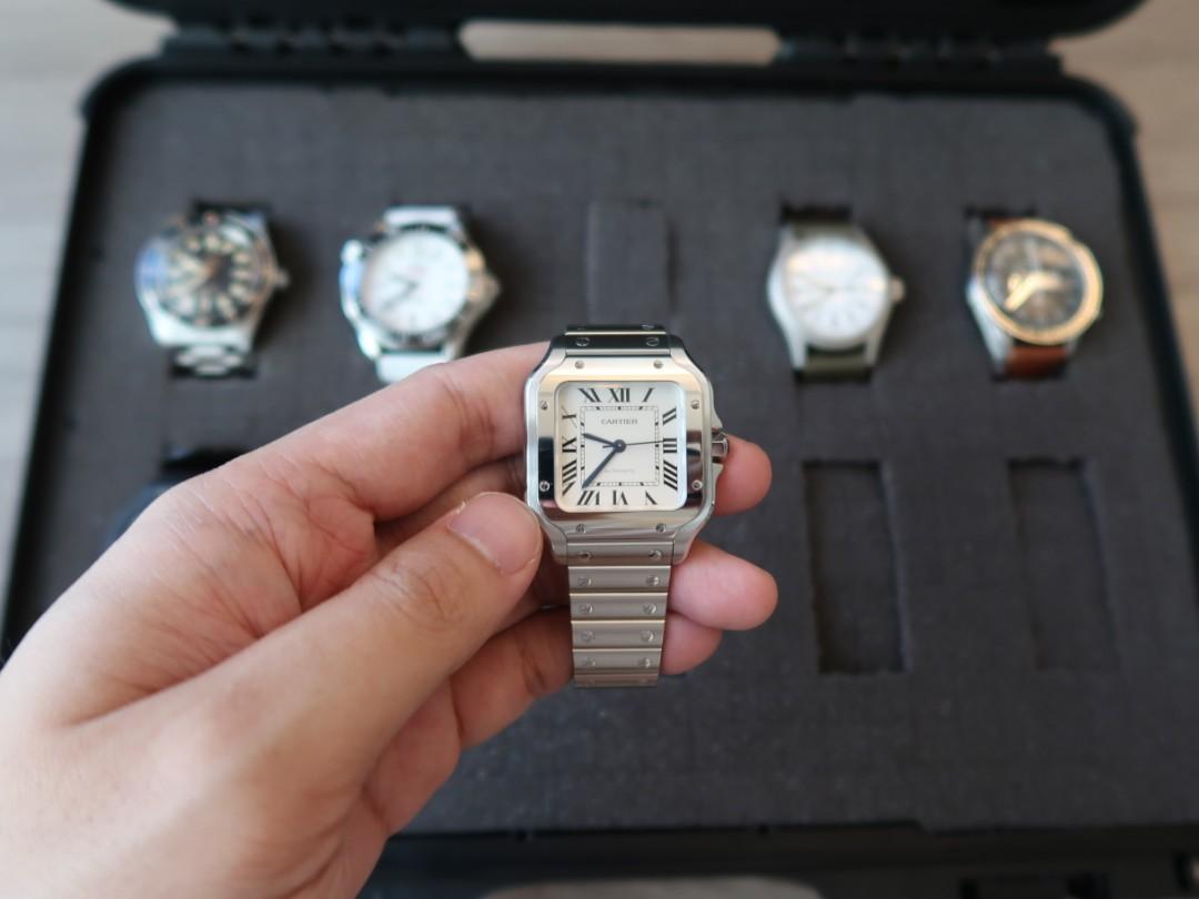 Cartier Santos Medium WSSA0029, Luxury 