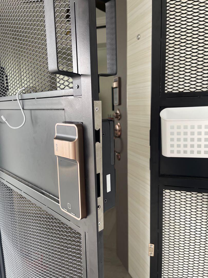 Trident Dual Fingerprint Digital Lock for Gate + Free Installation