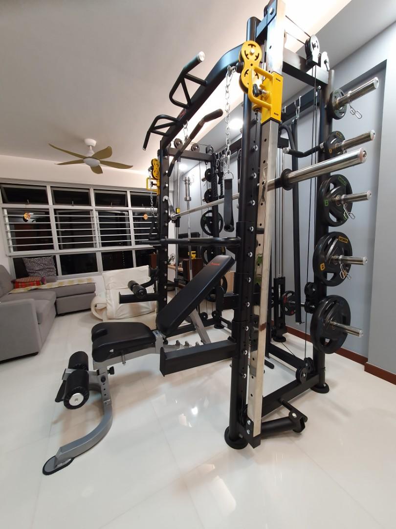 Vigor VS 3000F Counter Balance Smith Machine Functional Trainer Combo Sports Equipment 
