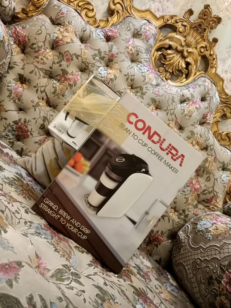Condura bean to cup coffee maker, TV 