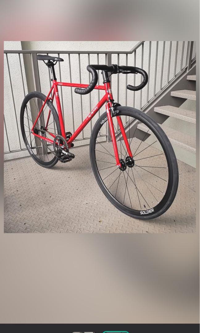 Ready stock Tsunami 4130 fixie bike /fixed gear bike Frameset(210