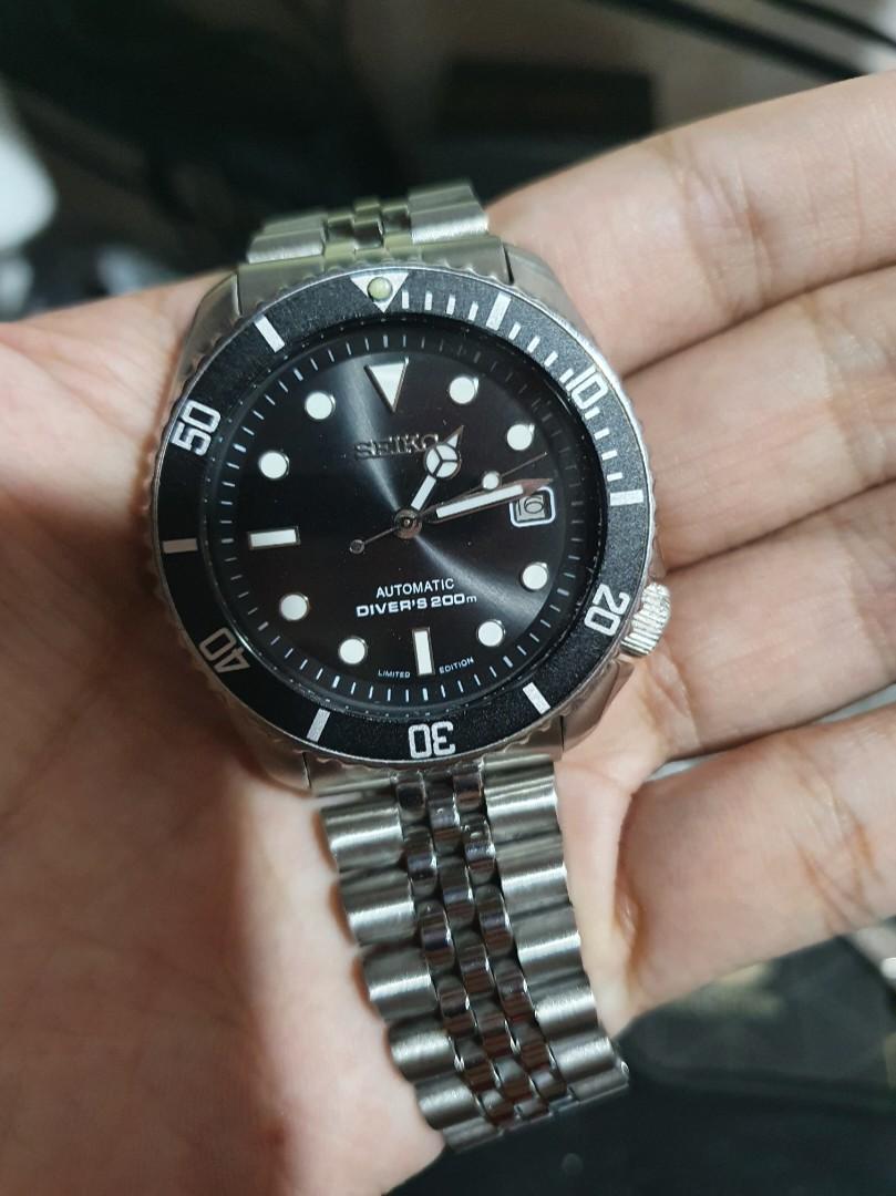 Seiko Custom Build SANTOS de CARTIER HOMAGE White Roman Dialed Automatic Watch, Luxury, Watches