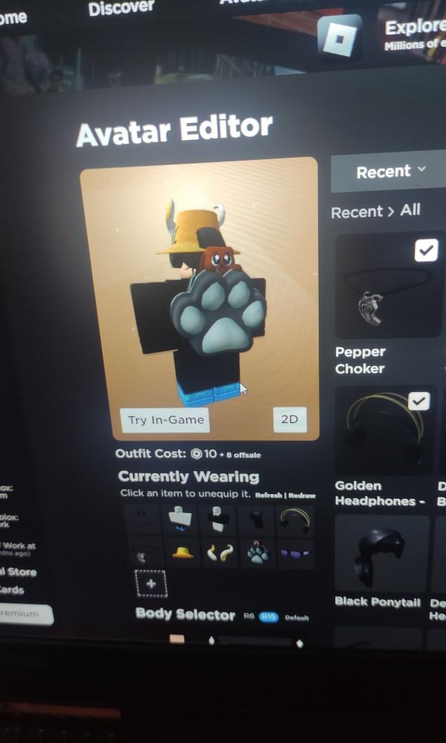 Code] Roblox Toy Loot Avatar Item Doggy Backpack - Mining