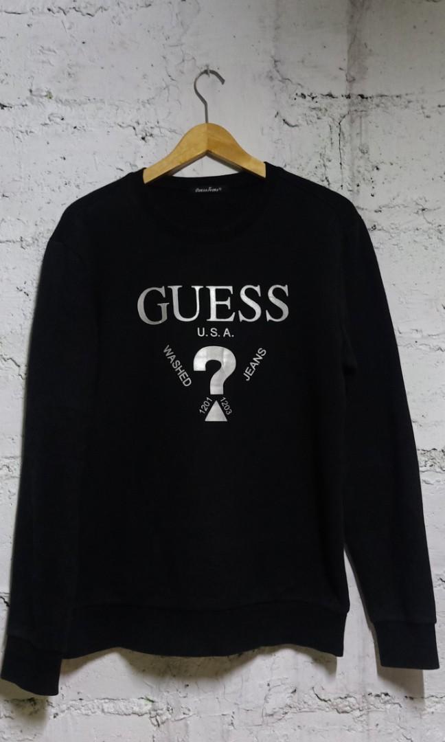 Harga crewneck guess discount original