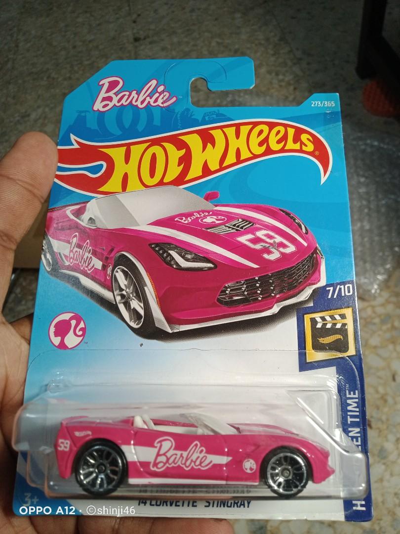 Hot Wheels Barbie Corvette Lot, Hobbies & Toys, Toys & Games on