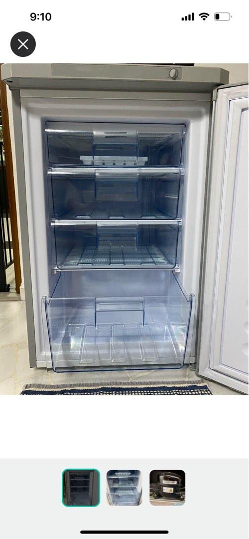 upright fridge and freezer set
