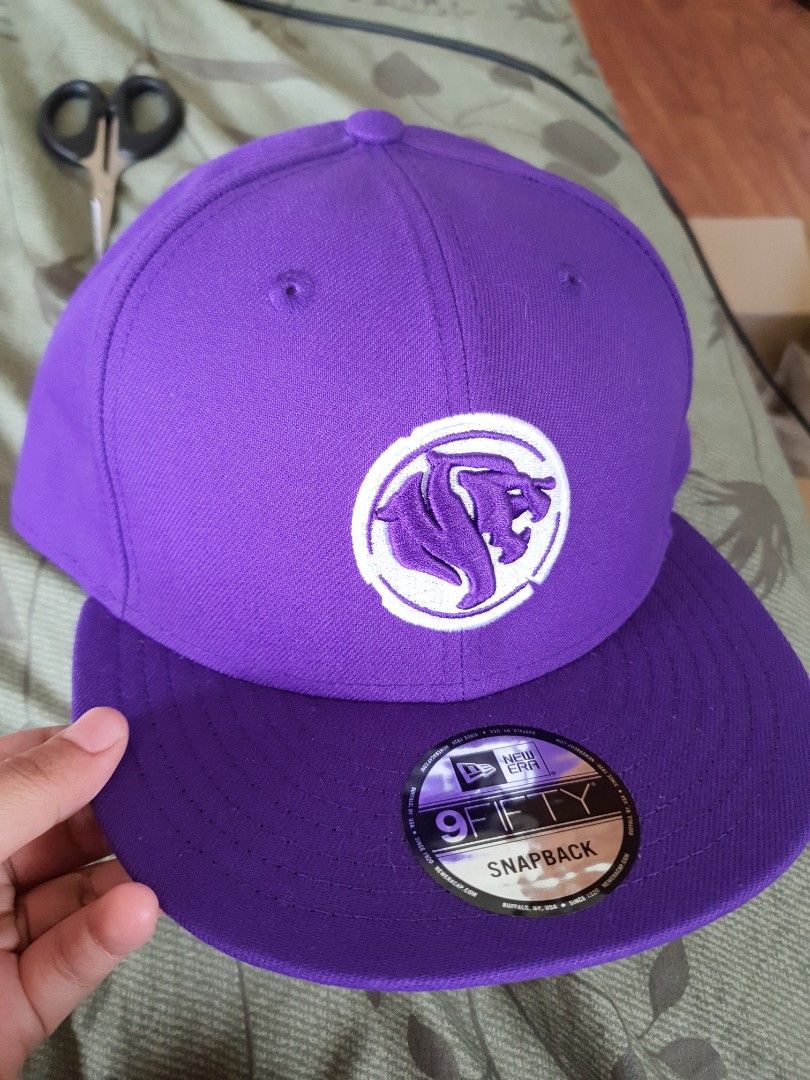 New Era 9FIFTY Minnesota Vikings 75th Anniversary Patch Snapback Hat - Purple