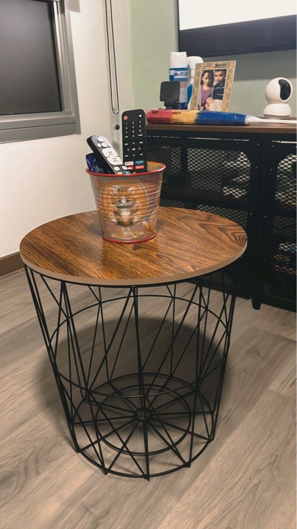 industrial basket table