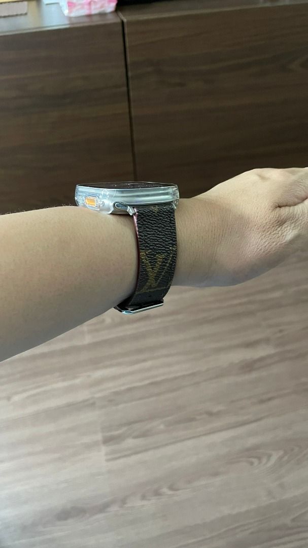 Repurposed LV Watch Band For Samsung Watch