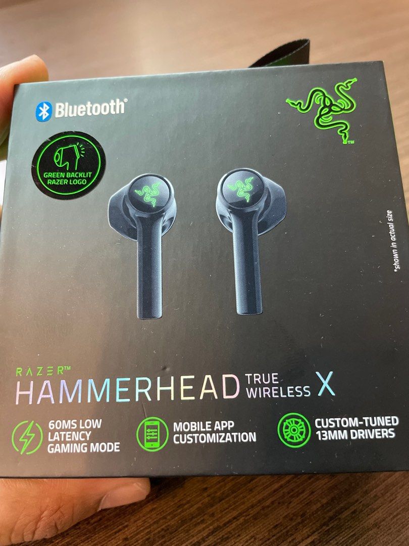 Razer Hammerhead True Wireless X - Bluetooth Earbud Headphones