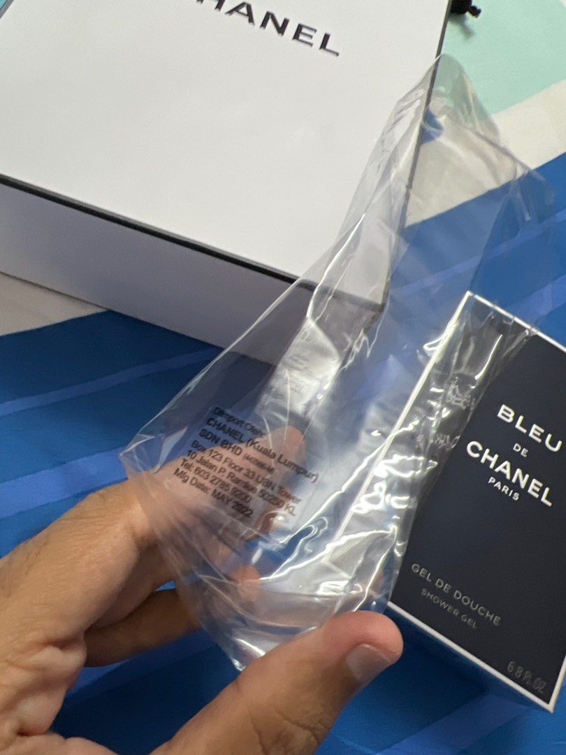 Bleu De Chanel shower gel - brand new, Beauty & Personal Care, Hands &  Nails on Carousell