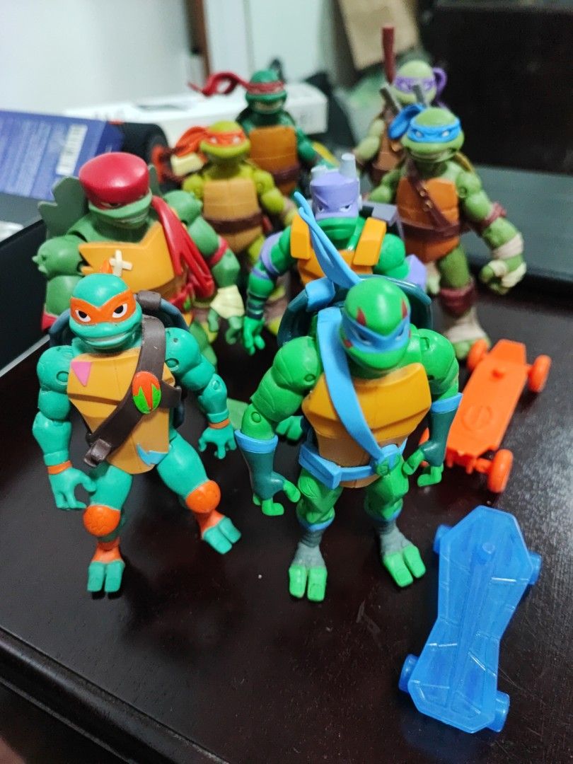 ROTTMNT figures set of 4, Hobbies & Toys, Toys & Games on Carousell