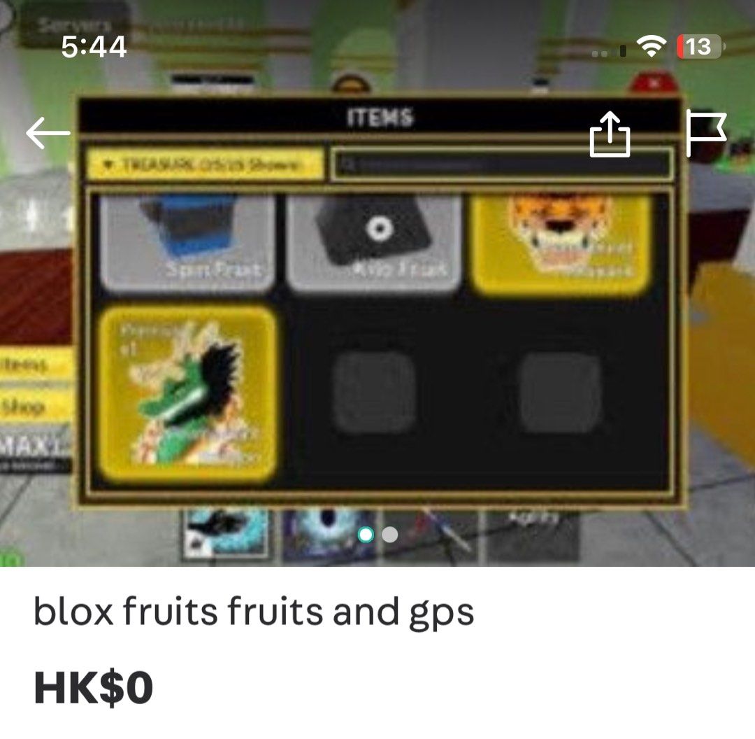 Dark fruit ice fruit and flame fruit new in blox fruits, 電子遊戲, 遊戲機配件,  遊戲週邊商品- Carousell