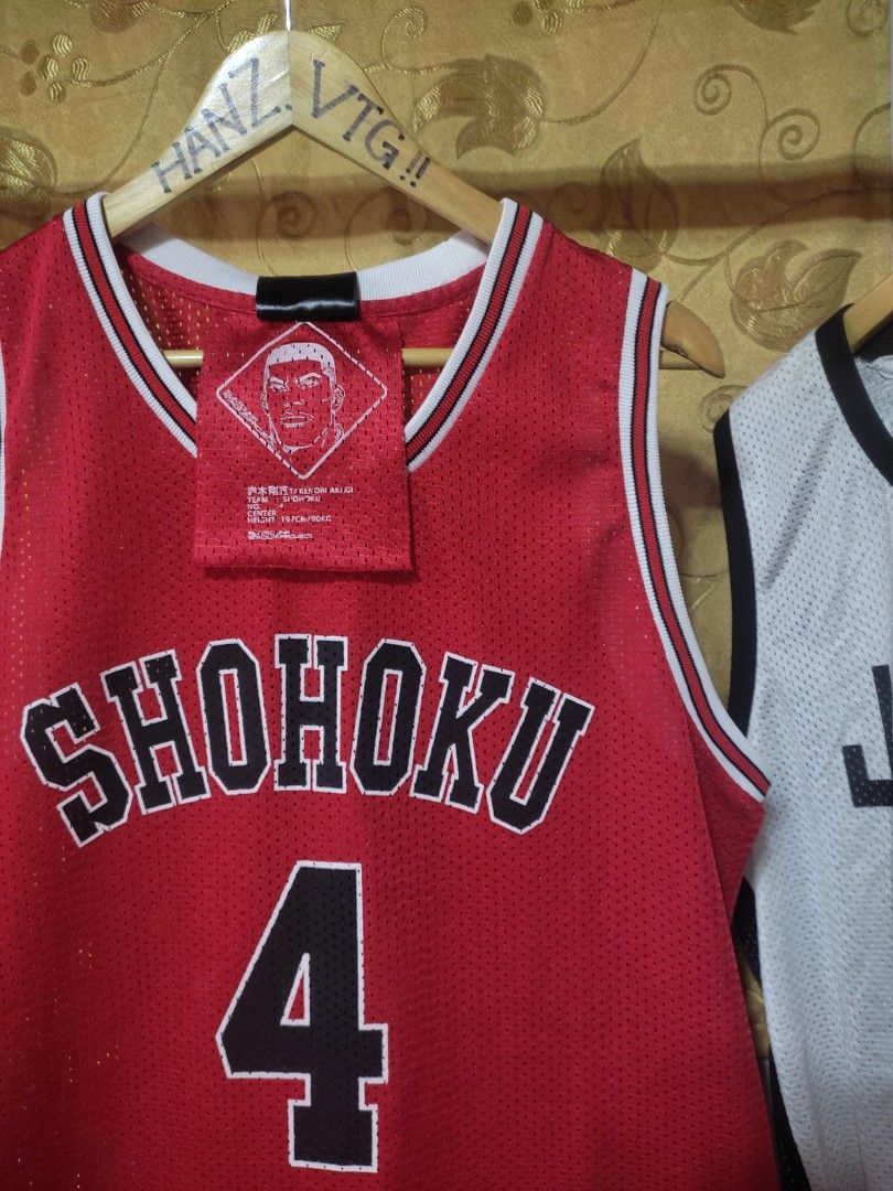 Authentic Slam Dunk Shohoku Jersey Mitsui, Men's Fashion, Tops & Sets,  Formal Shirts on Carousell