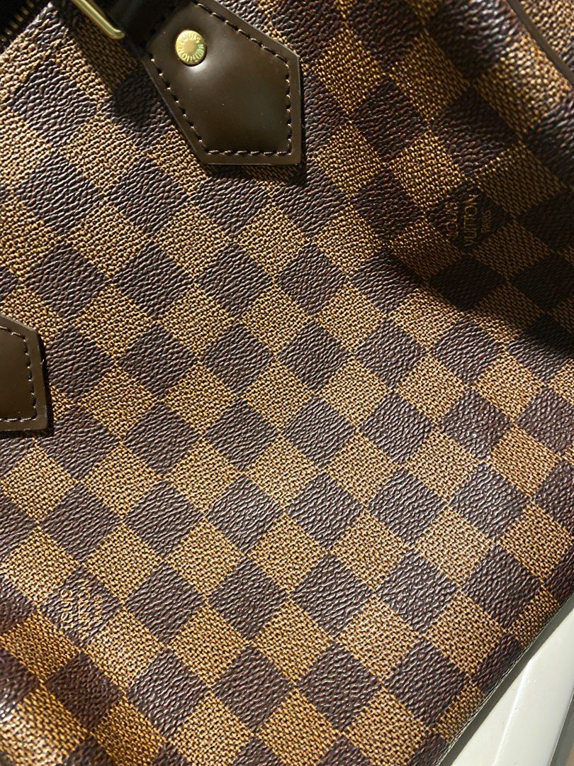 Preloved Louis Vuitton Damier Ebene Neverfull MM Tote Bag CA0170