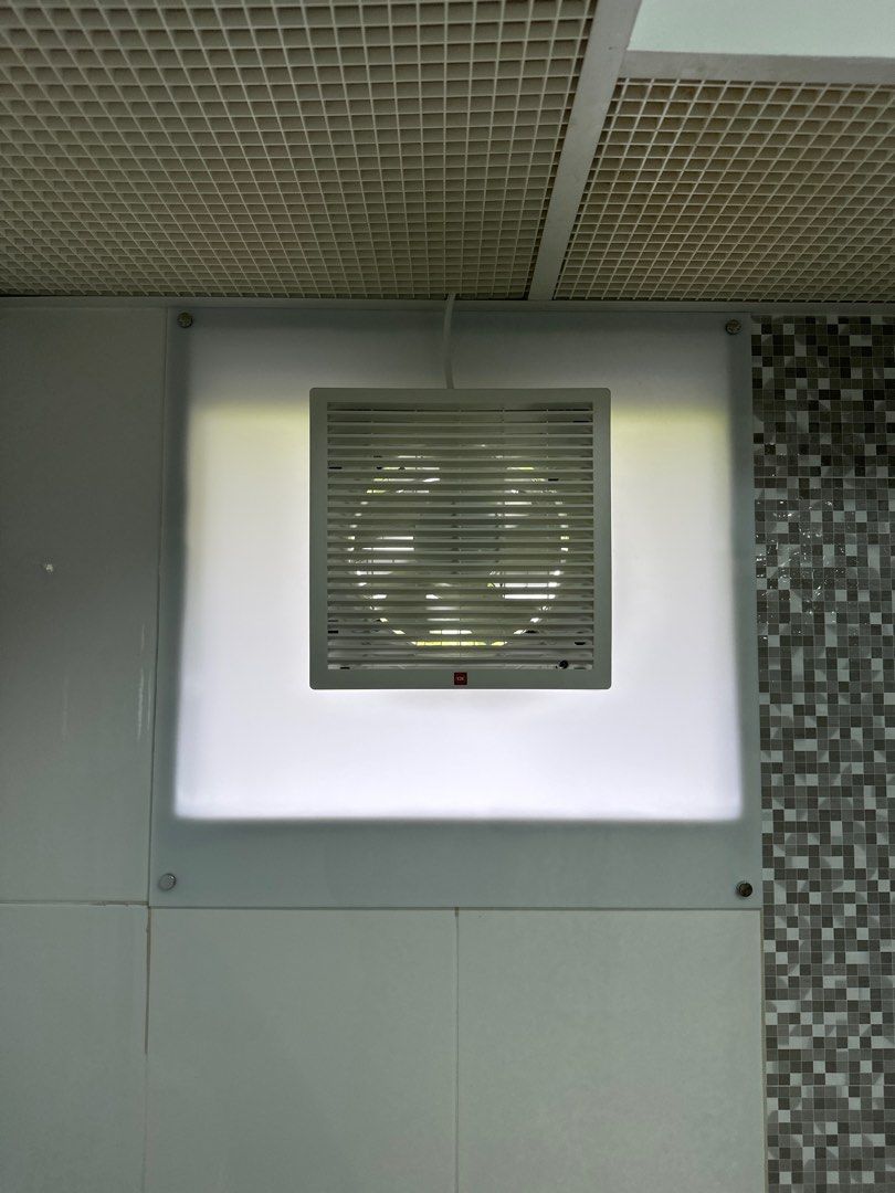 KDK Exhaust Fan + Installation (15WUD, Round) for toilet, Kitchen, HDB