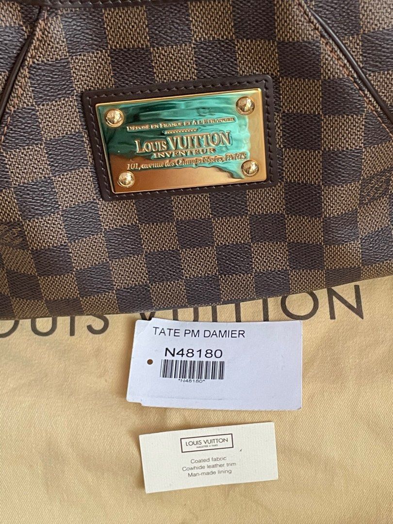 Louis Vuitton N48180 Tate Pm Shoulder Bag Damier Evenu Ladies