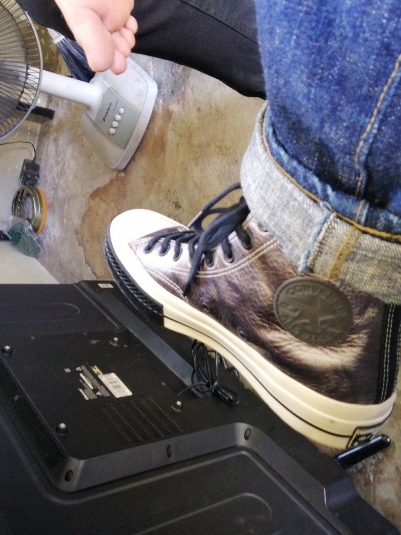 Chuck 7 flight school leather high top sales