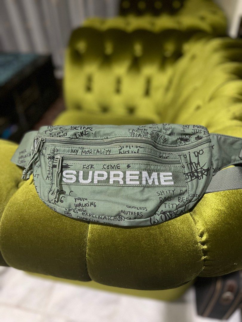 WTS Supreme SS23 Field Waist Bag “Olive Gonz”, Men's Fashion, Bags