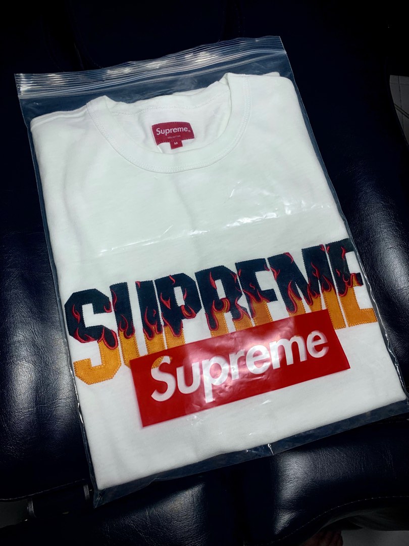 Supreme Cross Box Logo tee, Men's Fashion, Tops & Sets, Tshirts 