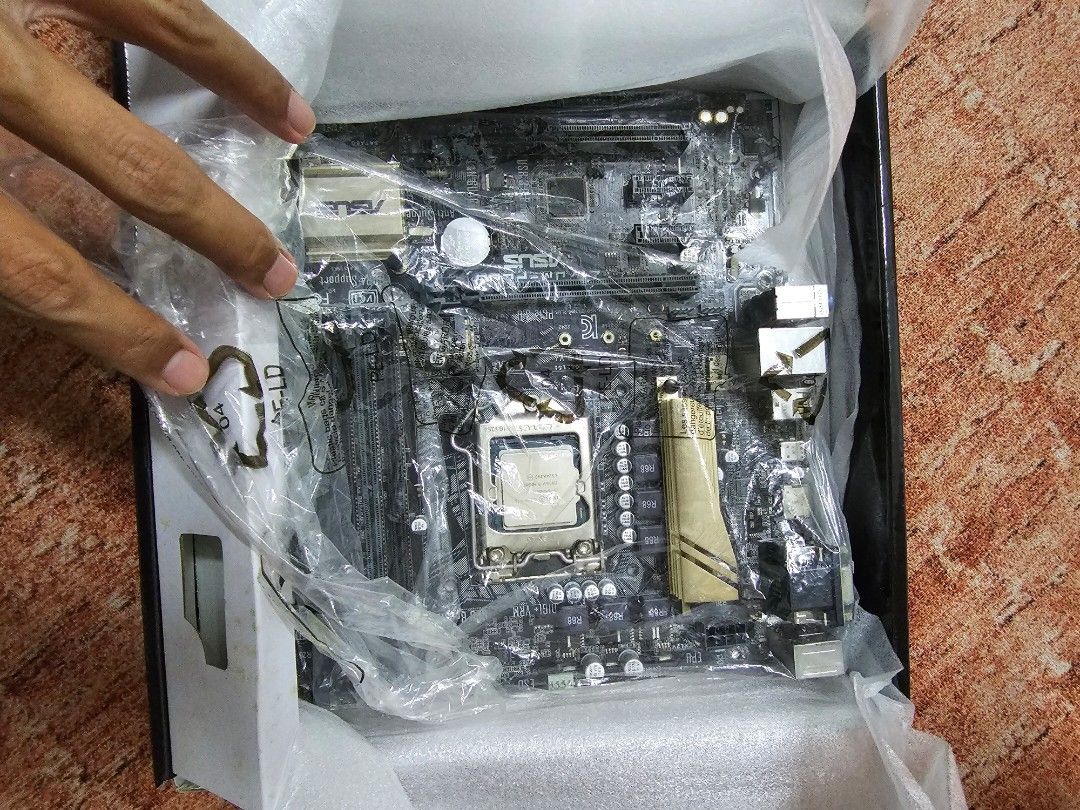 INTEL I5 6600K + ASUS Z170 M PLUS MOTHERBOARD(USED), Computers