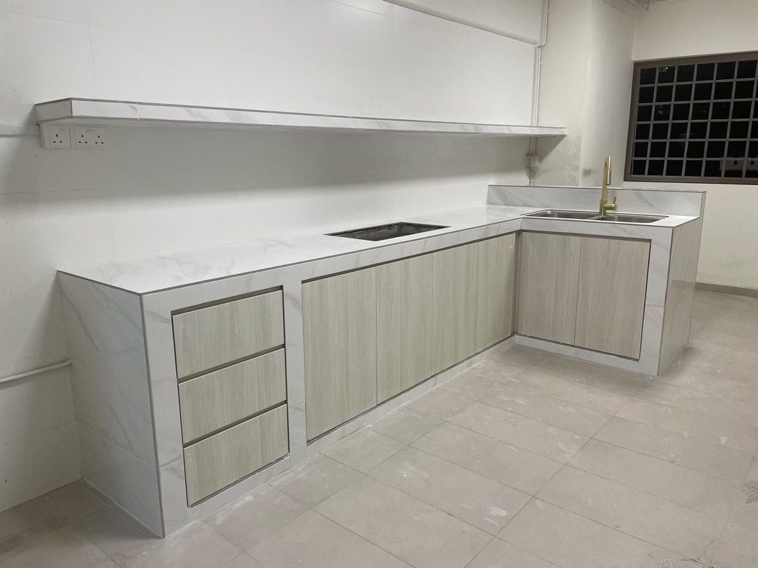 Kitchen Renovation Construct Kitchen Cement Concrete