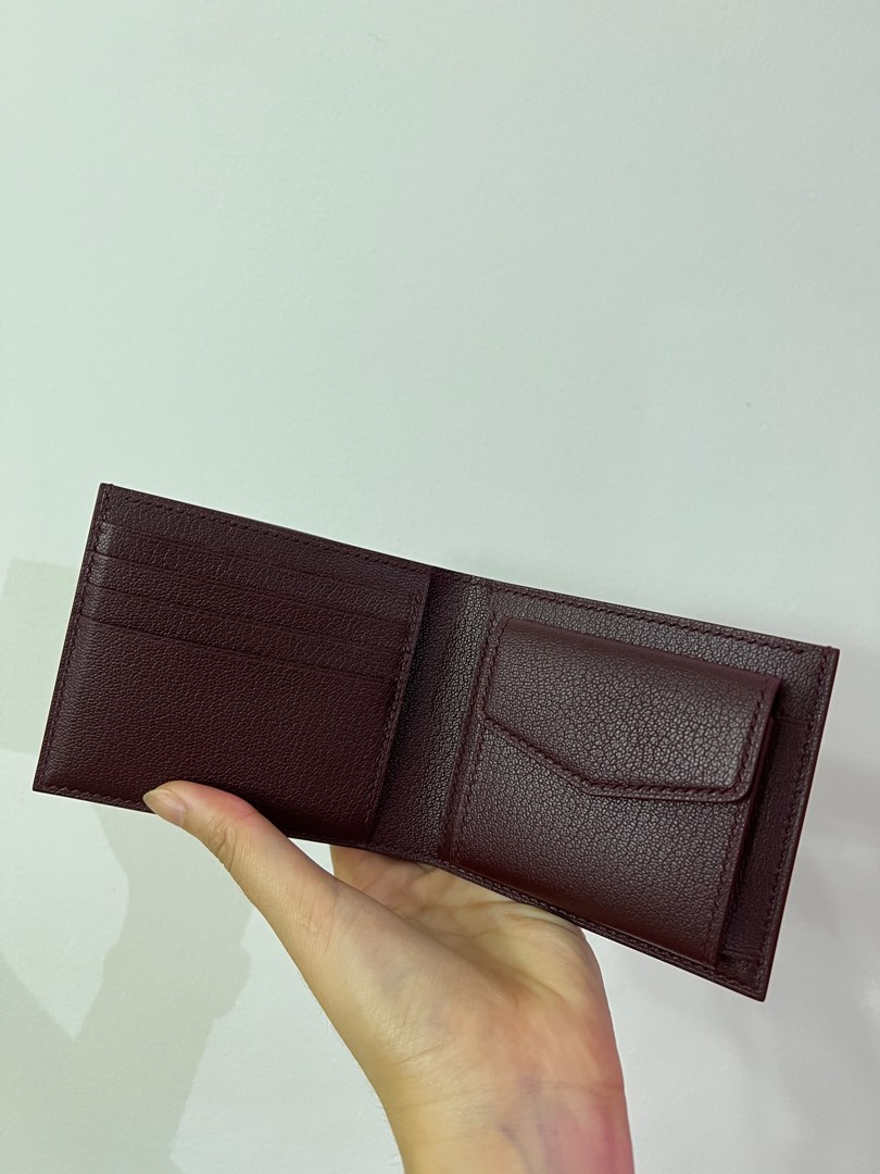 Bespoke Green Leather Wallet For Men, Customize Inside Color, Stitching  Color KT142