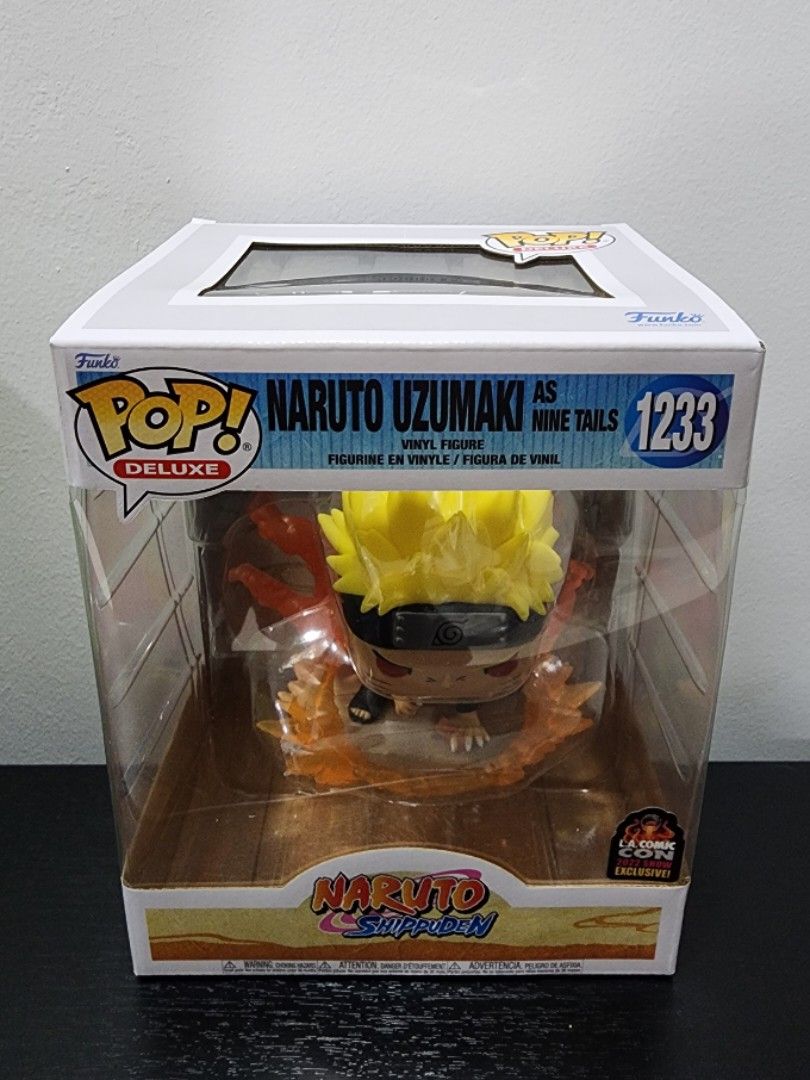 Funko Pop! Deluxe Naruto Shippuden Naruto Uzumaki as Nine Tails 2022 LACC  Hot Topic Exclusive Figure #1233 - US