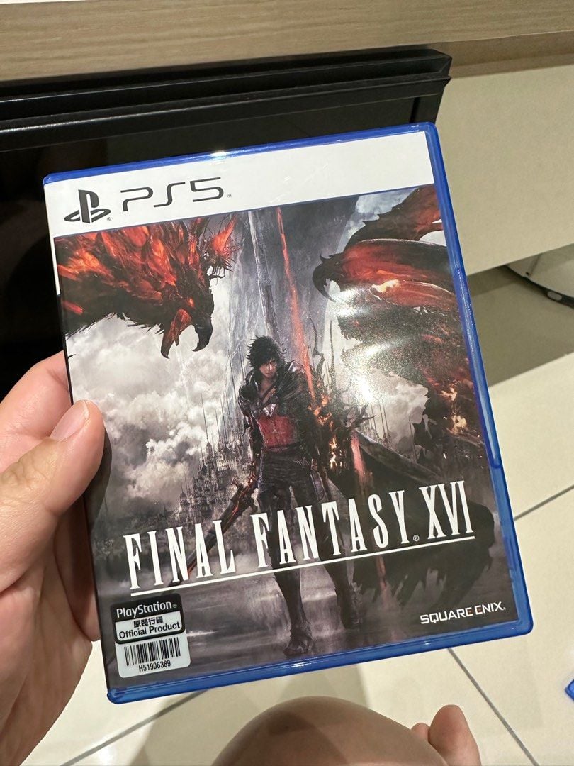 Final Fantasy XVI PS5 Disc Code Unredeemed, Video Gaming, Video