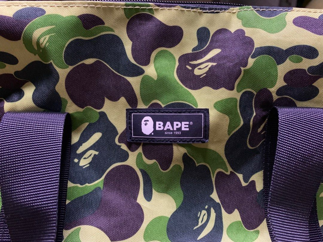BAPE camo duffle bag 2020 unboxing 