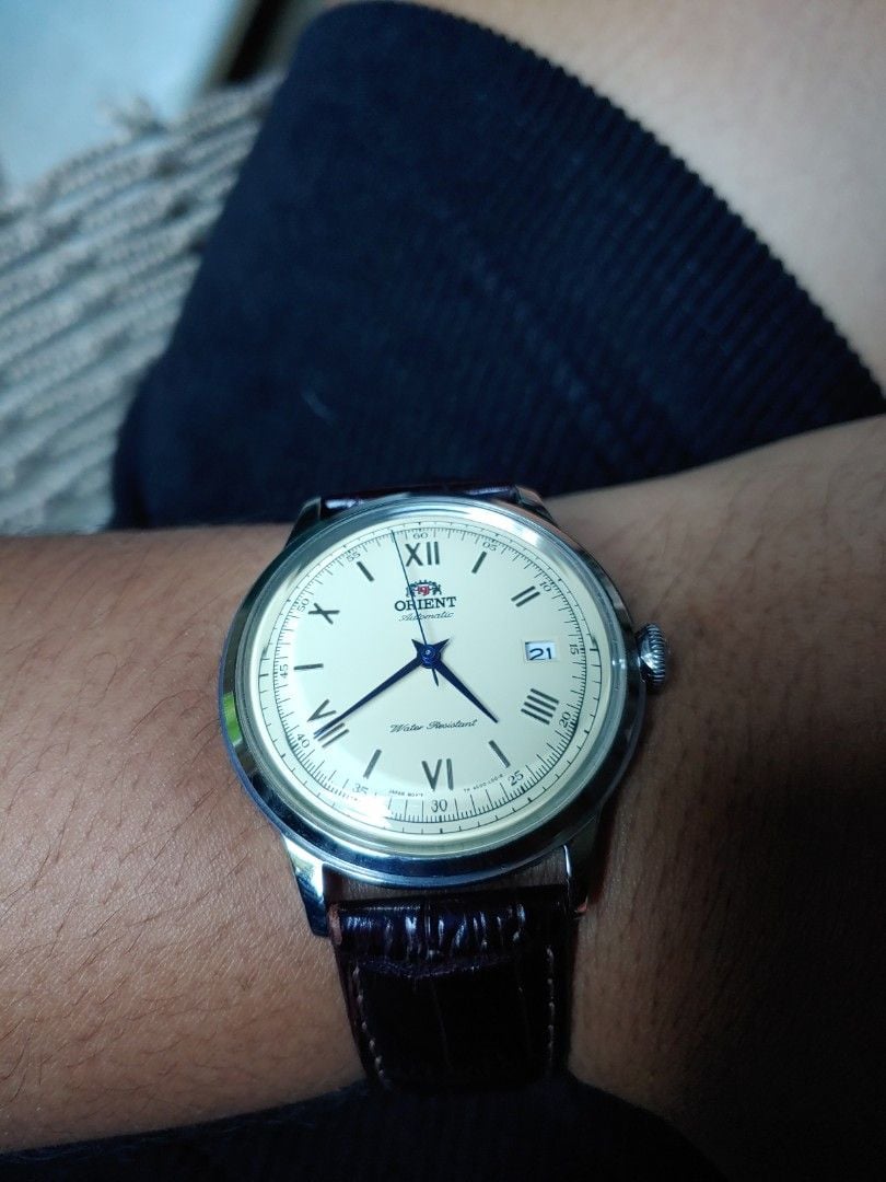 Orient bambino discount v2 cream dial