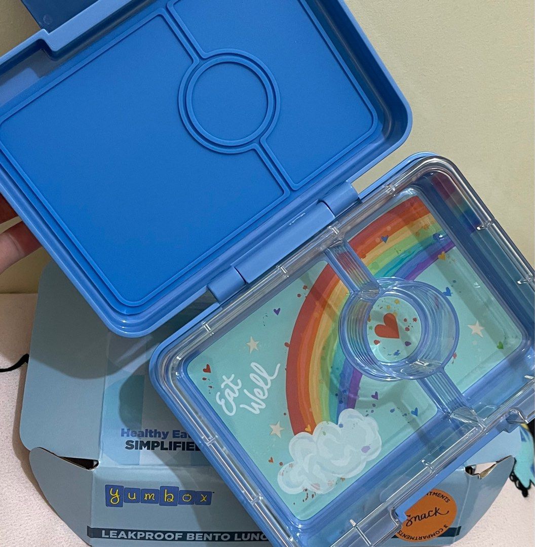 Yumbox - 3 Compartment Snack Box - True Blue