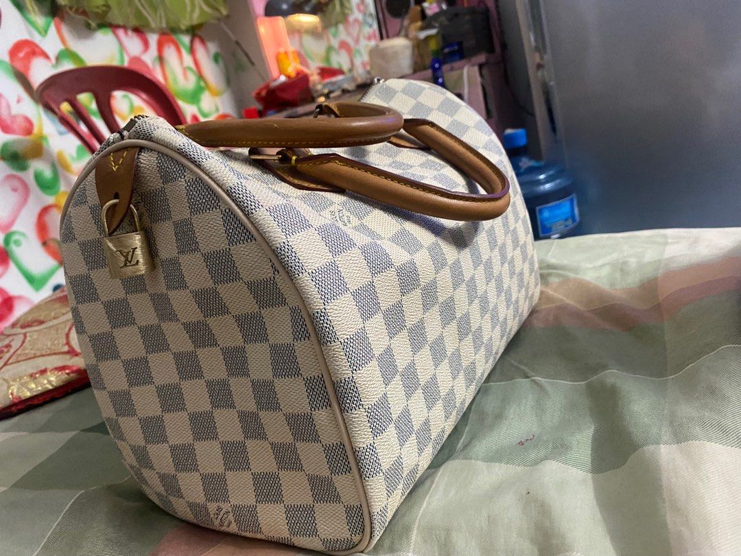 Speedy 30 Damier Azur from Tony Review 