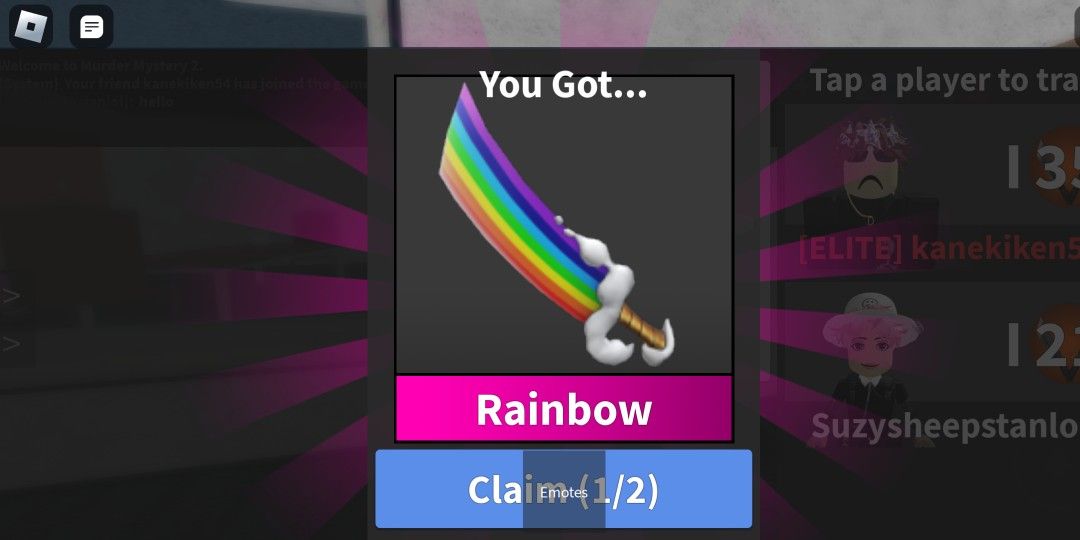 RAINBOW SET FROM EASTER UPDATE🌈🌈FAST DELIVERY!!!🌈🌈MM2 ROBLOX 2