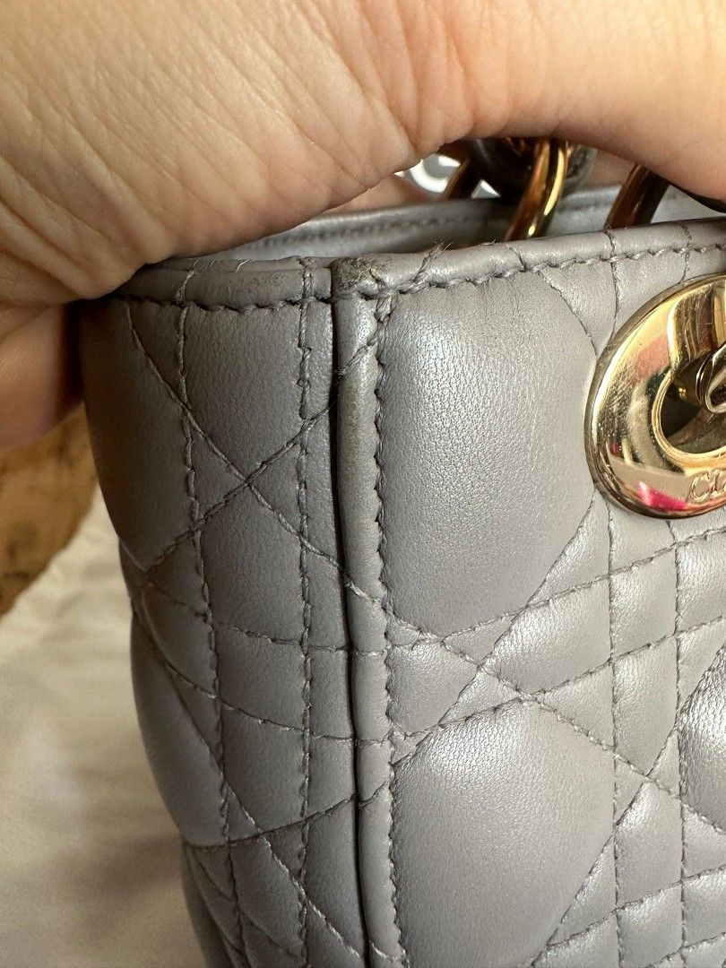Like New ABCDior Lady Dior Small Powder Pink Lamb with GHW, Luxury, Bags &  Wallets on Carousell