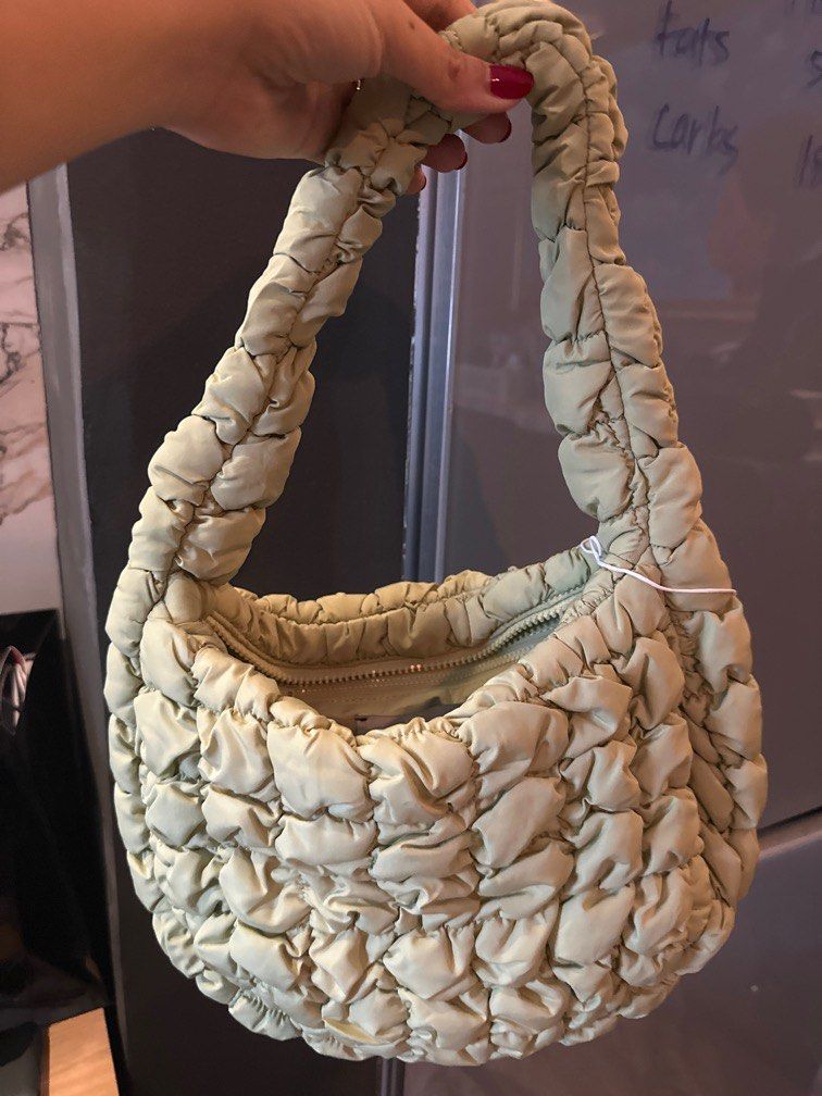 (ON SALE / 15-2/ Cos-Cloud-L / 2mm Cement) Bag Organizer for Cos Quilted  Oversized Cloud Shoulder Bag