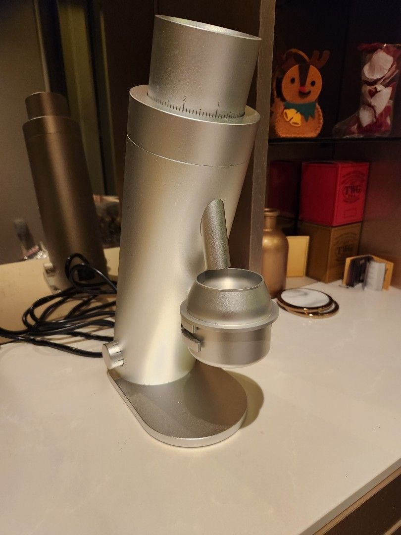 OptionO Lagom 01 102mm Flat Burrs Grinder (Black), TV & Home