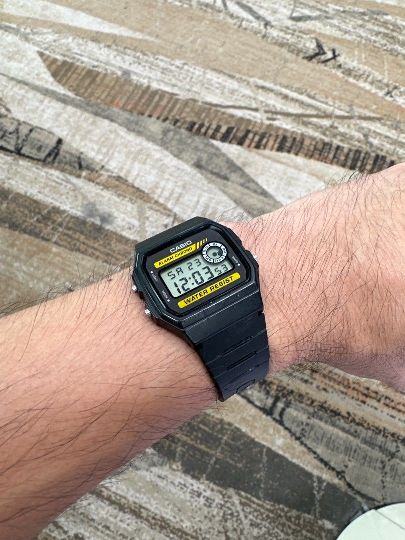 Casio hot sale f91w grey