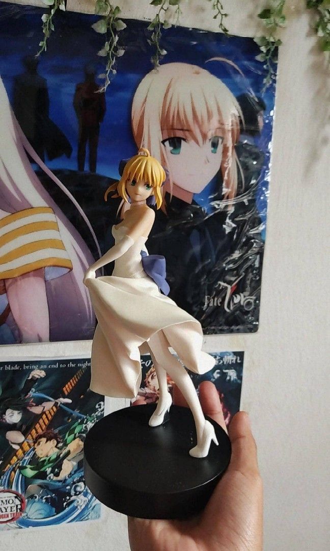 Fate stay night UBW SABER wedding dress Hobbies Toys Toys